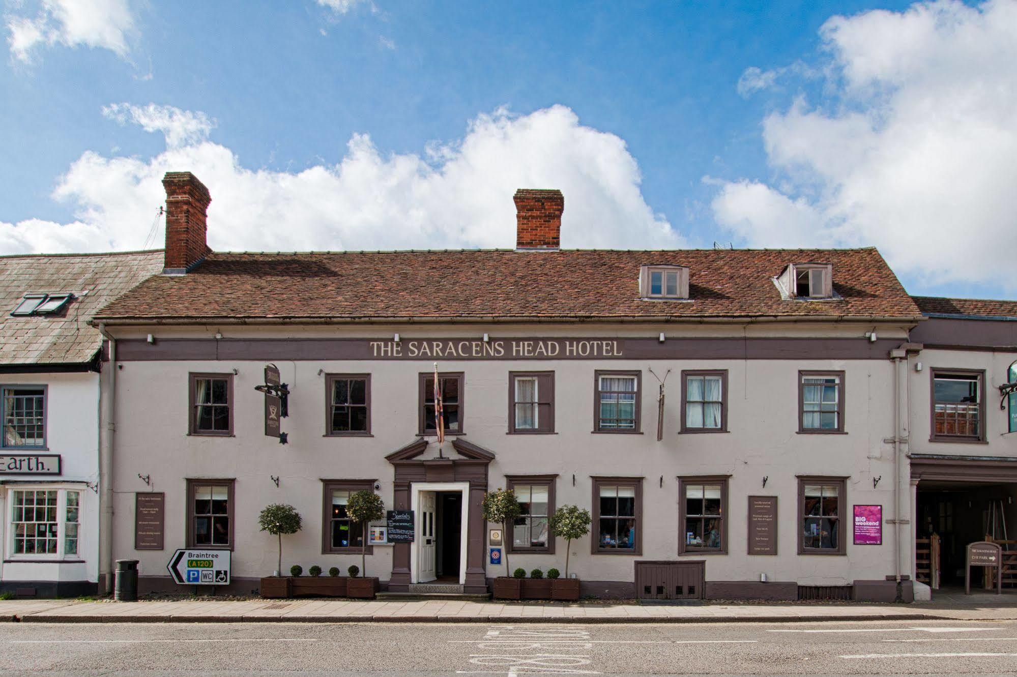 The Saracens Head Hotel Great Dunmow Eksteriør bilde