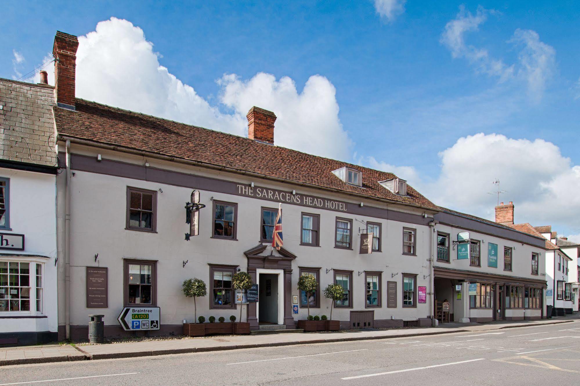 The Saracens Head Hotel Great Dunmow Eksteriør bilde